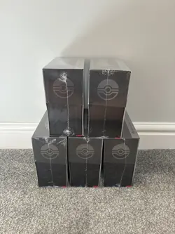 5x Pokemon TCG Pitch Black Pokemon Center ETB Elite Trainer Box Brand New Sealed - Image 3