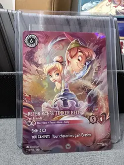 Disney Lorcana Attack Of The Vine Peter Pan Tinker Bell Enchanted Pack Fresh NM! - Image 1