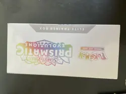 NEW Pokemon Prismatic Evolutions ETB Elite Trainer Box Sealed (one small rip) - Image 3