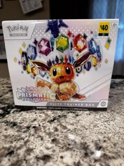 Pokemon TCG Prismatic Evolutions Dollar General Elite Trainer Box Factory Sealed - Image 1