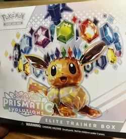 Pokemon TCG Prismatic Evolutions Elite Trainer Box Eevee — Factory Sealed - Image 1