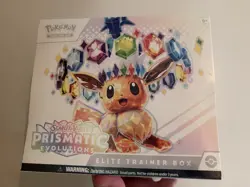 Pokemon TCG Scarlet & Violet Prismatic Evolutions Elite Trainer Box Sealed - Image 1