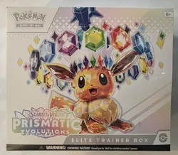 Pokemon Prismatic Evolutions Elite Trainer Box Eevee English Sealed ETB - Image 1