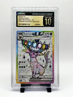 Espeon ex CGC Pristine 10 SVP Black Star Promos 175 - Prismatic Evolutions Holo - Image 1