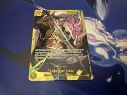 Trafalgar Law OP10-119 Secret Rare Royal Blood One Piece Card English Edition - Image 1