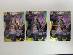 3x Trafalgar Law OP10-119 SEC PRB-02 One Piece Card Game - Image 1