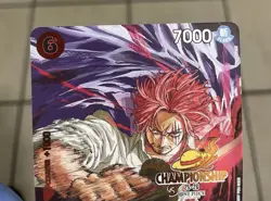 Shanks P-083 Championship Tournament Promo CS One Piece Card English - Image 2
