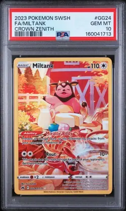 PSA 10 Gem Mint Miltank GG24/GG70 – Crown Zenith Galarian Gallery Pokemon Card - Image 1