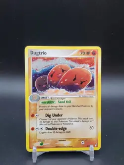 Dugtrio 5/100 EX Crystal Guardians Holo HP/MP Pokemon Card - Image 1