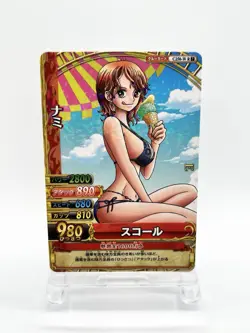 2010 One Piece Nami Rare Holo Card C250-W R Berry Match Double Vol.7 Crew Card - Image 1