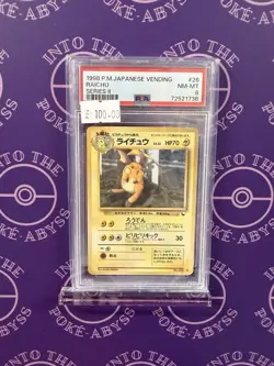 PSA 8 Pokemon TCG Raichu Japanese Vending Series #26 Pocket Monsters Card - Image 1