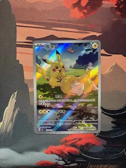 2025 Pokemon TCG Chinese Card exclusive Pikachu Psyduck AR 171/151 151C - Image 1