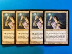 MTG 4x Sacred Guide Tempest Legacy Magic the Gathering Card x4 NM - Image 1