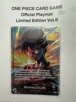 One Piece Card Game Official Playmat Limited Edition Vol.5 PROMO ENGLISH IN-HAND - Image 1