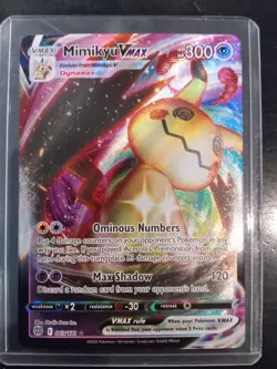 Pokemon TCG Mimikyu VMAX Brilliant Stars 069/172 Holo Ultra Rare - Image 1