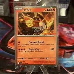 GameStop Stamped PROMO Ho-Oh Pokemon TCG trading card SEALED - Image 1