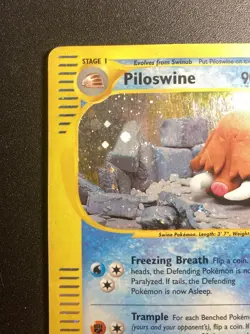 Pokemon Card-Piloswine-H22/H32-Holo-NoCrystal-Skyridge-ENG-LP - Image 3