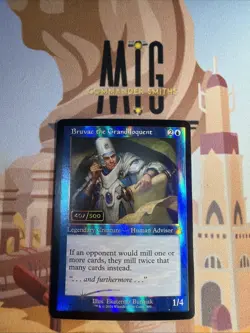 Bruvac the Grandiloquent ✨RETRO Serialized #407 FOIL ✨ MTG NM Ravnica Remastered - Image 1