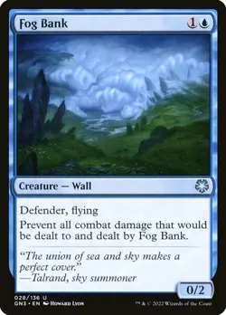 MTG FOG BANK 028 - GAME NIGHTFREE-FOR-ALL GN3 - BLUE FLYING WALL - Image 1