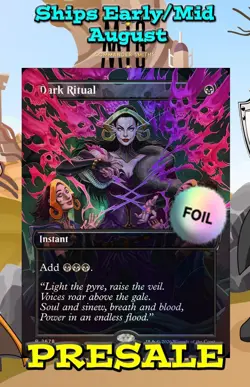 Dark Ritual PRESALE ✨ Borderless FOIL ✨ MTG Secret Lair NM 2678 - Image 1