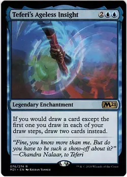 MTG Core 2021 M21 Teferi's Ageless Insight (Rare) - Image 1