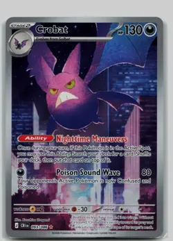 Pokemon TCG Crobat ME04: Chaos Rising 093/086 NM - Image 1