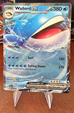 Wailord ex 016/084 - Mega Evolution 5 Pitch Black - English - Pokemon TCG - NM - Image 1