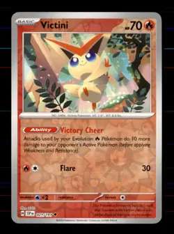Victini 021/191 Uncommon Surging Sparks Pokemon Reverse Holo Near Mint - Image 1