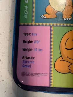 Vintage 1999 POKEMON CHARMANDER 3 Ring BINDER School Notebook BARELY USED RARE 41365040775 - Image 3