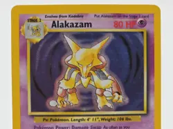 Alakazam 1/102 Holo Rare Pokemon Base Set Unlimited 1999 WotC *LP* Psychic - Image 2
