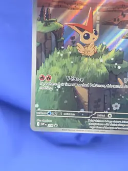 Pokemon Scarlet & Violet Victini 208 Black Star Promo Illustration Rare NM - Image 5