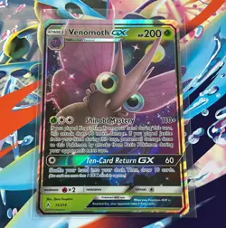 The Pokemon Company Venomoth GX 12/214 Unbroken Bonds Holo ENG Stage 1 HP200 - Image 1