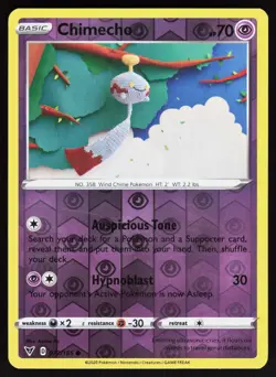 Chimecho 072/185 Vivid Voltage Reverse Holo Near Mint Asako Ito Pokemon TCG - Image 1