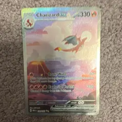 The Pokemon Company Pokemon TCG Charizard ex 199/165 SV 151 Full Art Holo - Image 1