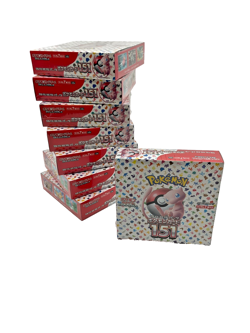 Lot of (8) Pokemon Scarlet & Violet Enhanced Exp. Pack Pokemon Card 151 Booster - Image 1