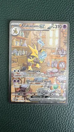 Pokemon TCG / Alakazam ex 201/165 / Scarlet & Violet 151 / Karte Englisch - Image 1