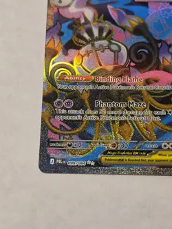 Mega Chandelure EX 99/84 Full-Art Rare Pokemon TCG Pitch Black - NM - Image 2