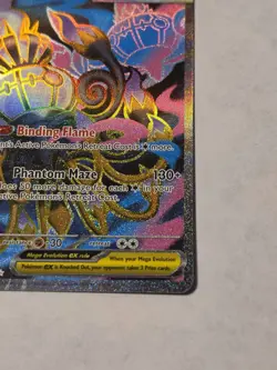 Mega Chandelure EX 99/84 Full-Art Rare Pokemon TCG Pitch Black - NM - Image 3