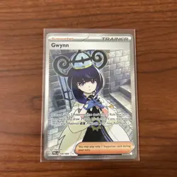 Gwynn Ultra Rare Full Art Holo - ME05: Pitch Black 109/084 - Pokemon TCG NM - Image 1