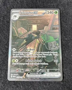 Sinistcha ex 210/167 Sv06 Twilight Masquerade SIR Holo English NM - Image 1
