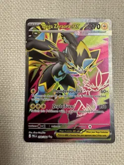 Mega Zeraora ex Ultra Rare 098/084 Pokemon TCG Pitch Black NM - Image 1