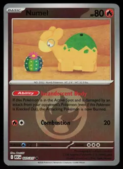 Numel (Energy Symbol Pattern) 027/217 Ascended Heroes Pokemon Reverse Holo NM - Image 1