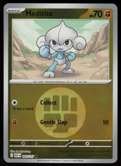Meditite (Energy Symbol Pattern) 103/217 Ascended Heroes Pokemon Reverse Holo NM - Image 1