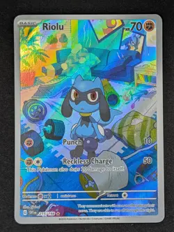 2023 RIOLU 215/198 Pokemon TCG Scarlet & Violet Base Set NM - Image 1
