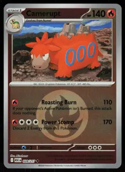 Camerupt (Energy Symbol Pattern) 028/217 Ascended Heroes Pokemon Reverse Holo NM - Image 1
