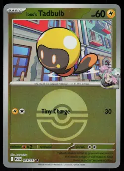 Iono's Tadbulb (Poke Ball) 069/217 Ascended Heroes Pokemon Reverse Holo NM - Image 1