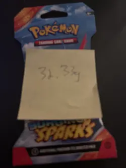 VERY HEAVY - 32.33g - Pokemon Surging Sparks Sleeved Booster Pack - SEALED! - Image 4