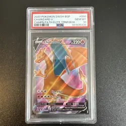 Charizard V SWSH050 PSA 10 Champions Path Black Star Promo Pokemon TCG - Image 1