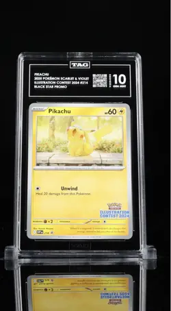 The Pokemon Company Pikachu Sv: Scarlet & Violet Promo 214 Illus Contest TAG 10 - Image 1