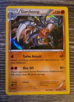 Pokemon Garchomp 70/122 BKP BREAKpoint LP/NM - Image 3